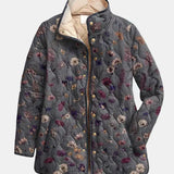 OLIVIA | Quilted Jacket with Dried Flowers Nathalie