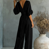 Victoria | Effortless V-Neck Jumpsuit