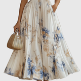 ROWELLA | ELEGANT PLEATED MAXI DRESS