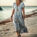 Casual Floral Print Dress