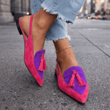 Elena | Sandals with Straps and Fringes