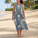 Casual Floral Print Dress