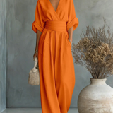 Victoria | Effortless V-Neck Jumpsuit