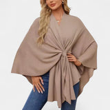 Daniela – Elegant Soft Fall Jacket with Bow