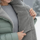 Clair | Fluffy coat lined with fleece