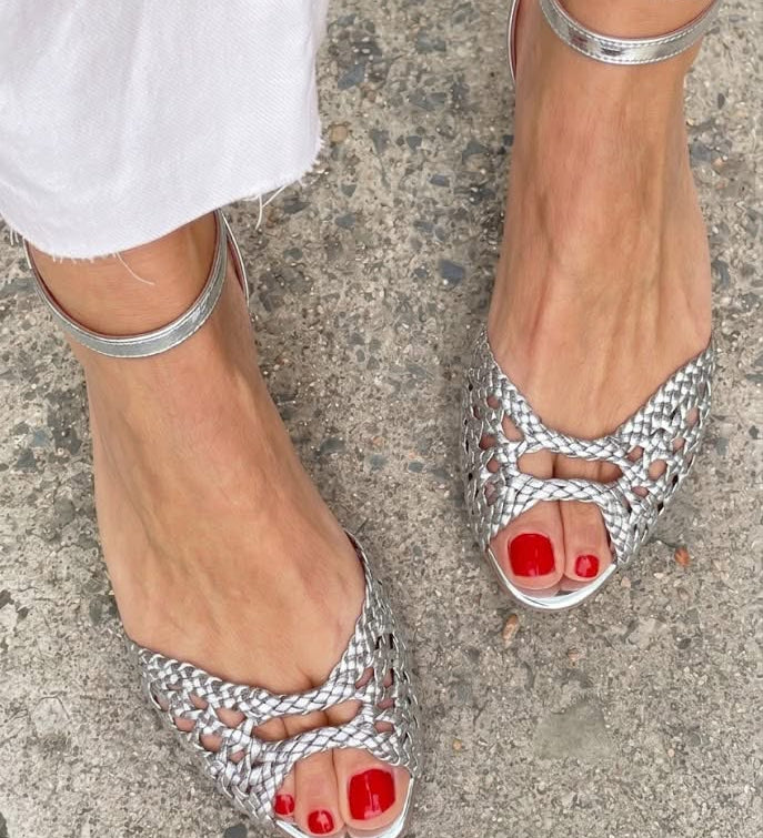 Soledad™ | Braided Gold Sandals