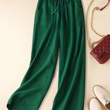 IMARA | WIDE-LEG DRAWSTRING TROUSERS