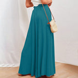 Casual Wide-Leg Trousers