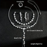 VALERINE | HIGH-END SPARKLE FLOWER JEWELRY SET