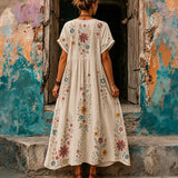 Casual Floral Print Dress