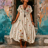 Casual Floral Print Dress