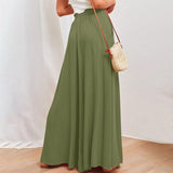 Casual Wide-Leg Trousers