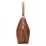 Set of 3 Luxury Leather Hobo Bags
