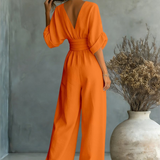 Victoria | Effortless V-Neck Jumpsuit