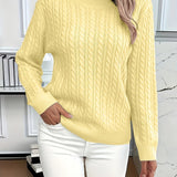 BERNILA | WINTER CABLE KNIT JUMPER
