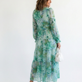 Althea | Long Sleeve Floral Maxi Dress