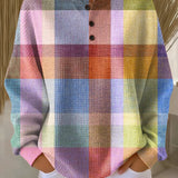 Antje | Pastel Check Pattern Jumper