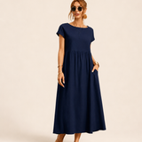 Charlotte ™ — Flowing Midi Dress with Timeless Elegance