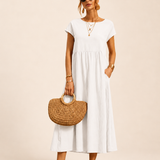 Charlotte ™ — Flowing Midi Dress with Timeless Elegance