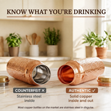 Pure Copper Water Bottle