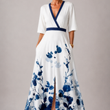 Sabina | Elegant Dress with Floral Print
