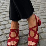 Begoña™ | Flat Sandals with Circular Detail