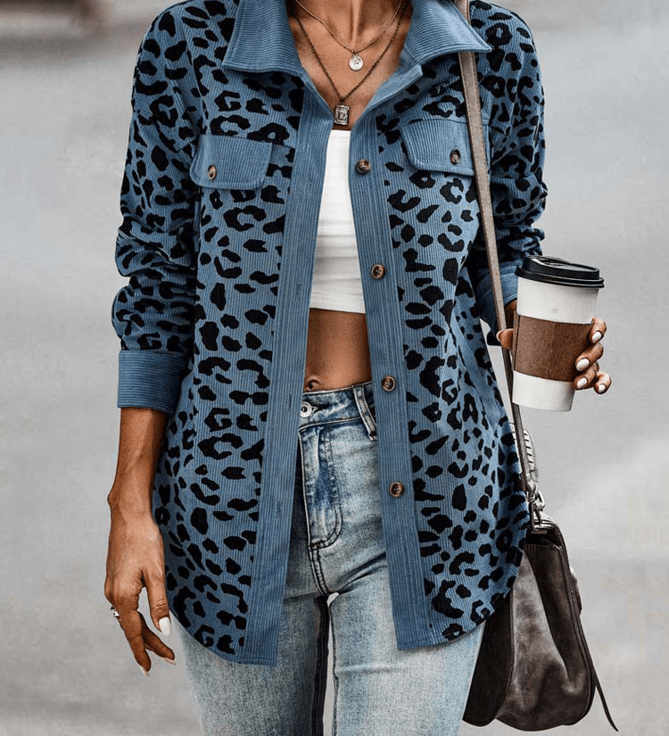 CYNARA | LEOPARD PRINT JACKET