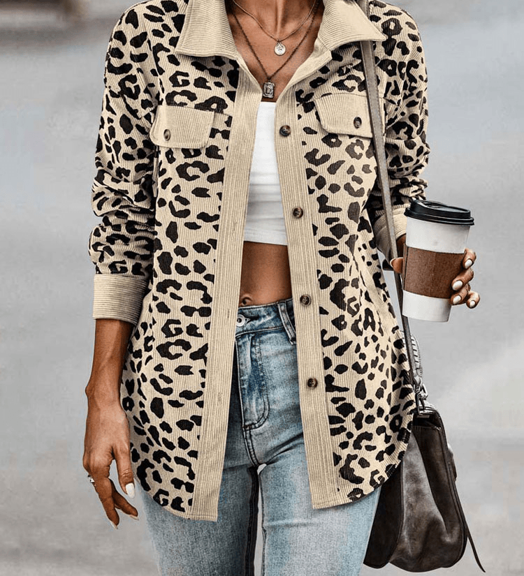 CYNARA | LEOPARD PRINT JACKET