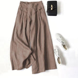 【Cotton And Linen】Casual Wide-Leg Trousers