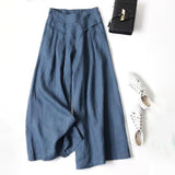 【Cotton And Linen】Casual Wide-Leg Trousers