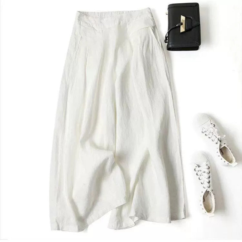 【Cotton And Linen】Casual Wide-Leg Trousers