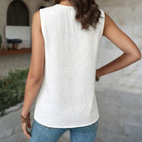 Casual Solid Colour Tank Top