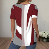 Striped Colour Block T-Shirt