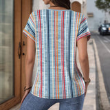 Casual Striped Blouse