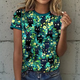 Vintage Floral Print T-Shirt