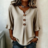 Vintage Striped Blouse