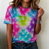 Vintage Floral Print T-Shirt