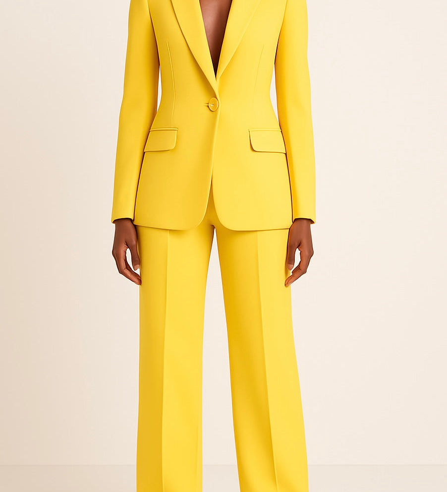 ZOE | CHIC FORMAL SUIT SET WITH TAILORED LONG BLAZER FOR WOMEN