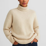 MELIORA | LOOSE-FIT ROLL-NECK KNIT SWEATER