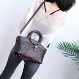 Frances - Classic Heritage Leather Shoulder Bag
