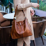 Set of 3 Luxury Leather Hobo Bags