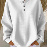Greta | Simple waffle knit jumper