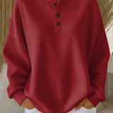 Greta | Simple waffle knit jumper