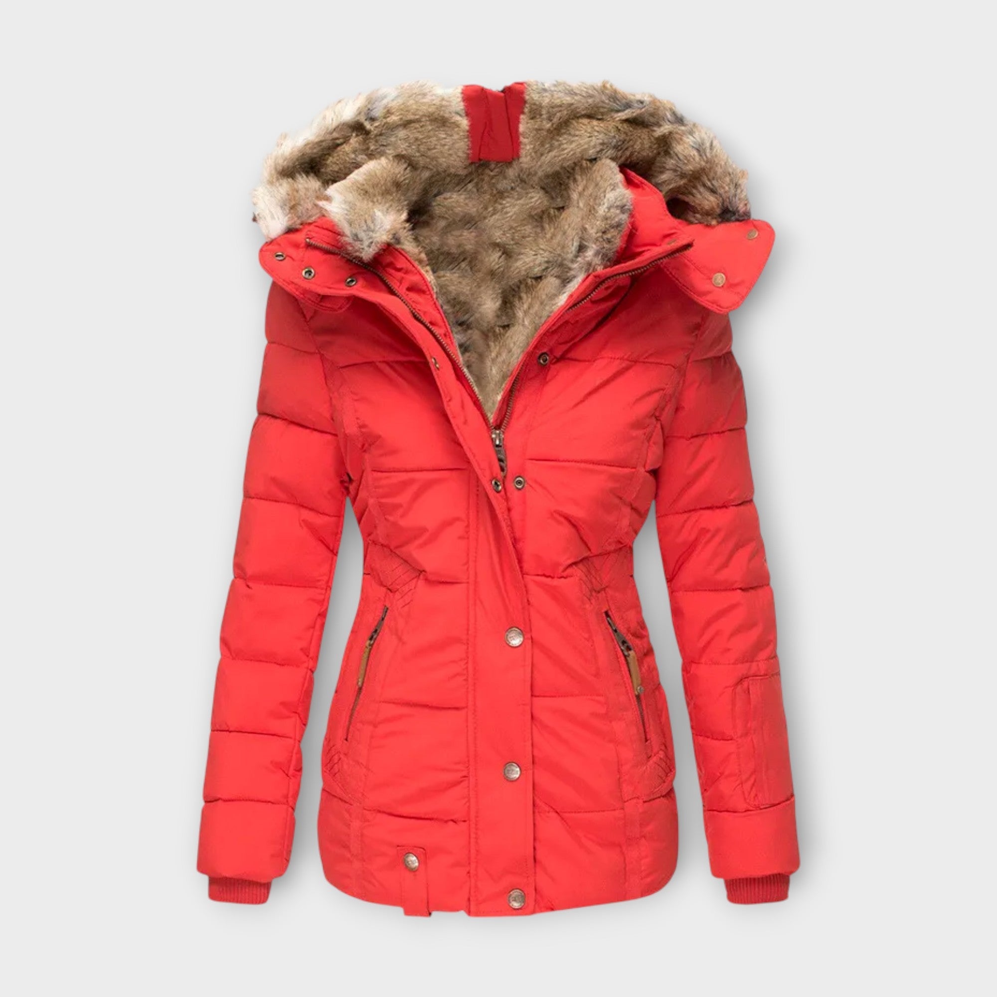 Emine – Warm Jacket with Fur Lining