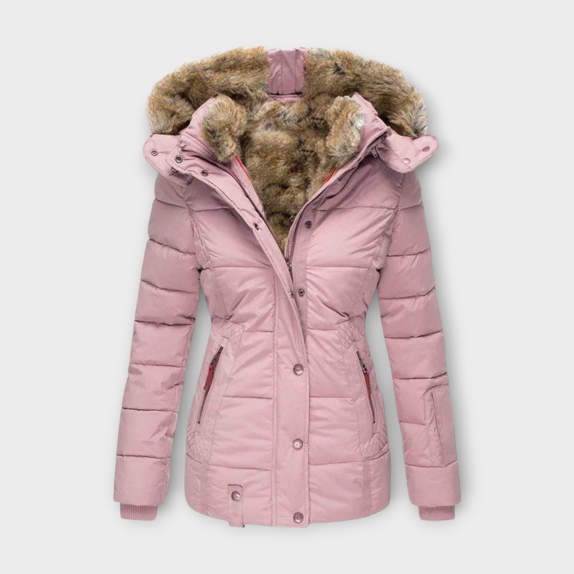Emine – Warm Jacket with Fur Lining