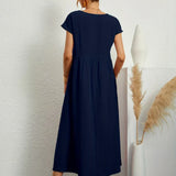 Charlotte ™ — Flowing Midi Dress with Timeless Elegance