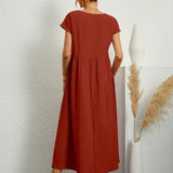 Charlotte ™ — Flowing Midi Dress with Timeless Elegance
