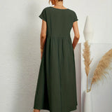 Charlotte ™ — Flowing Midi Dress with Timeless Elegance