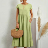 Charlotte ™ — Flowing Midi Dress with Timeless Elegance