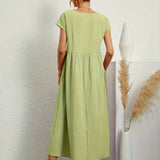 Charlotte ™ — Flowing Midi Dress with Timeless Elegance